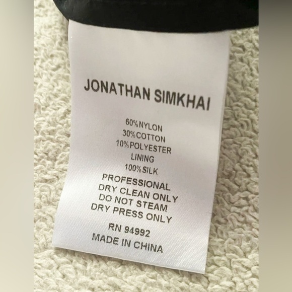 NWOT Jonathan Simkhai Black Blue Red Lace Midi Skirt 0 - Picture 8 of 8